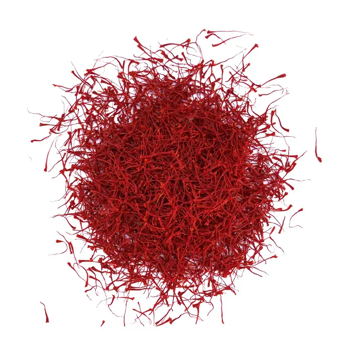 Negin Iranian saffron showing its natural thread appearance