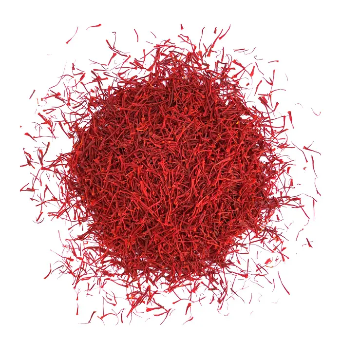Sargol Iranian saffron showing its natural thread appearance