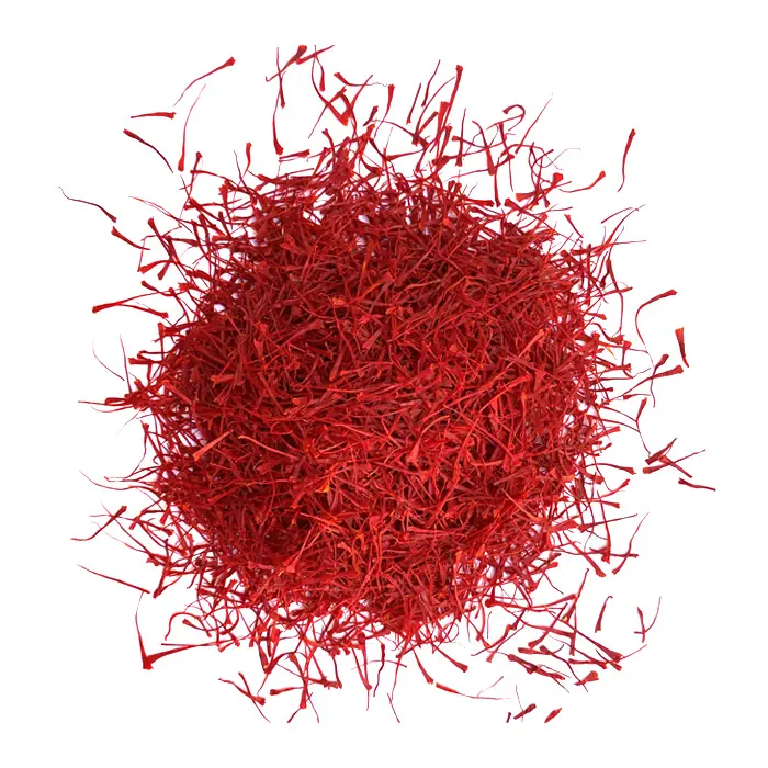 Super Negin Iranian saffron showing its natural thread appearance